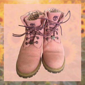 Pink Timberland Earthkeepers Boots w/ Anti-Fatigue